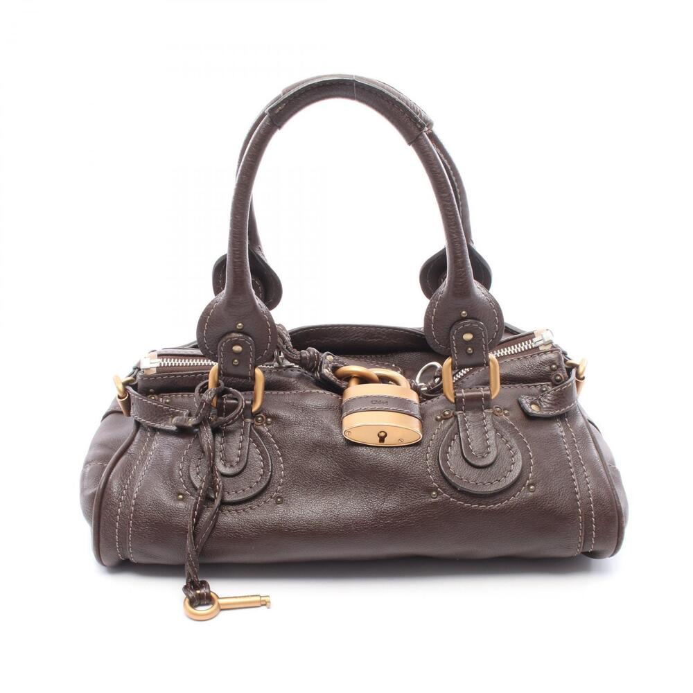 Chloe Paddington Handbag Leather Brown